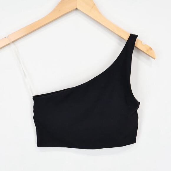 Lululemon Bend This One Shoulder Bra Light Support Black Size XXS/XS (2-6) - Picture 2 of 7